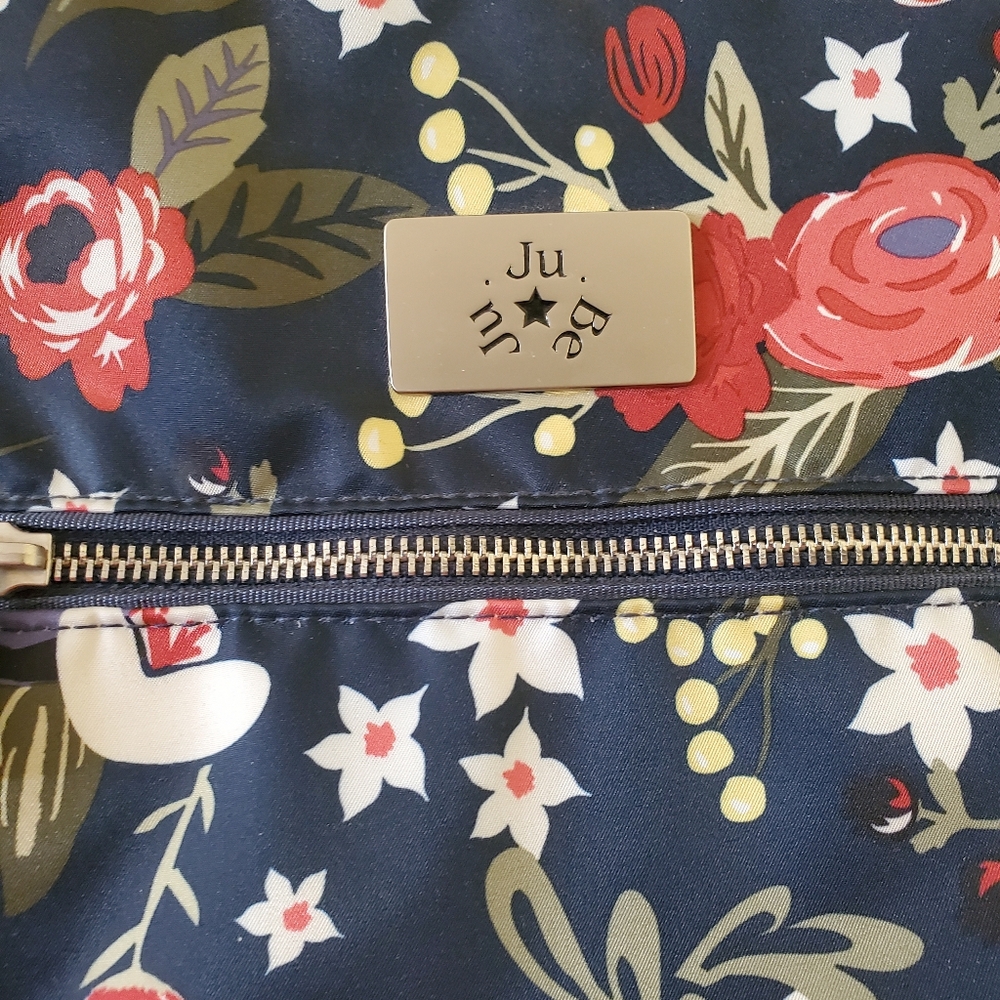 Ju-Ju-Be Ballad Backpack Diaper Bag Midnight Posy - Picture 2 of 4
